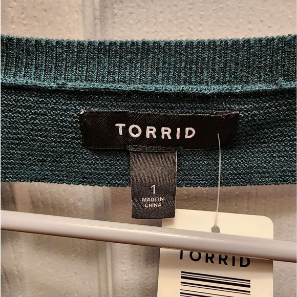 Torrid Emerald Green Cut Out Sweater Dress - Picture 8 of 8